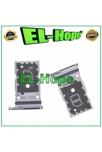 SLOT CARRELLO VANO DUAL SCHEDA NANO SIM SAMSUNG GALAXY S22 5G SM-S901 BIANCO