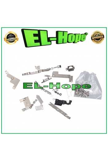 SET KIT COMPLETO VITI SUPPORTI STAFFE SCHERMATURE INTERNE PER IPHONE 14 PLUS