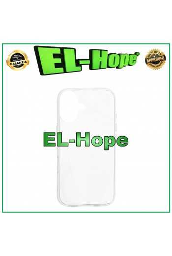 CUSTODIA PROTETTIVA CASE COVER TRASPARENTE PER IPHONE 16 BUMPER SLIM TPU GEL