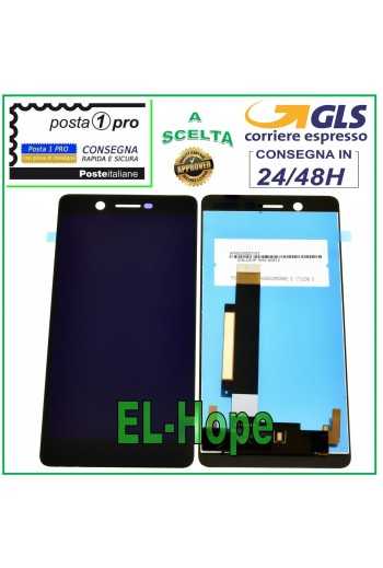 DISPLAY LCD ASSEMBLATO PER NOKIA 7 TA-1041 TOUCH SCREEN VETRO SCHERMO 5.2" NERO