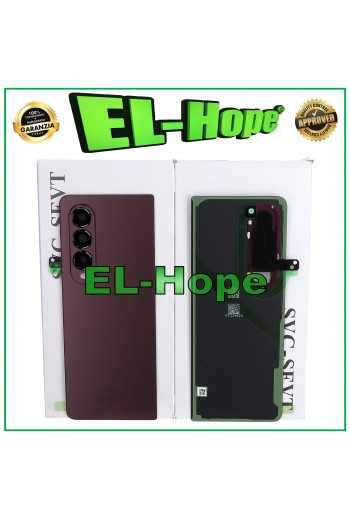 COPRI BATTERIA POSTERIORE ORIGINALE SAMSUNG GALAXY Z FOLD 4 5G SM-F936B BURGUNDY