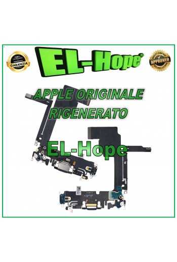 FLAT CONNETTORE CARICA RIGENERATO ORIGINALE APPLE IPHONE 15 PRO TITANIO NERO