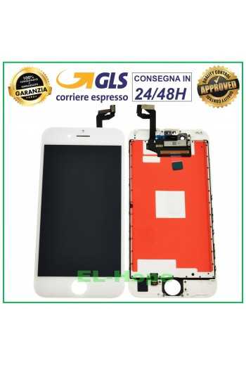 DISPLAY LCD RETINA PER APPLE IPHONE 6S TOUCH SCREEN SCHERMO VETRO BIANCO TIANMA