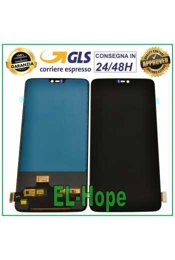 DISPLAY LCD TFT PER One Plus ONEPLUS 6 A6000 A6003 TOUCH SCREEN VETRO SCHERMO