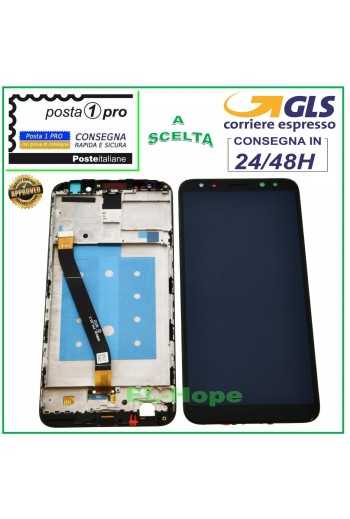 DISPLAY LCD FRAME PER HUAWEI MATE 10 LITE RNE-L01 L21 NOVA 2i TOUCH SCREEN NERO