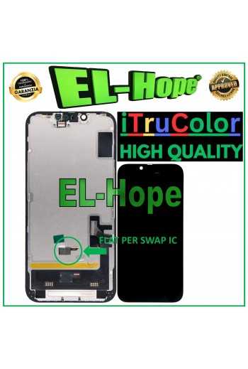 DISPLAY LCD iTruColor SOFT OLED PREMIUM PER APPLE IPHONE 14 TOUCH SCREEN SCHERMO