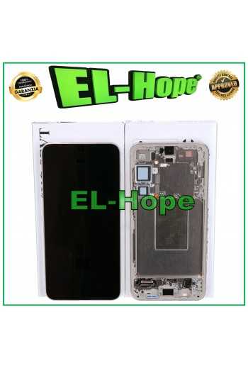 DISPLAY TOUCH FRAME ORIGINALE SAMSUNG GALAXY S24 PLUS 5G SM-S926B AMBER YELLOW