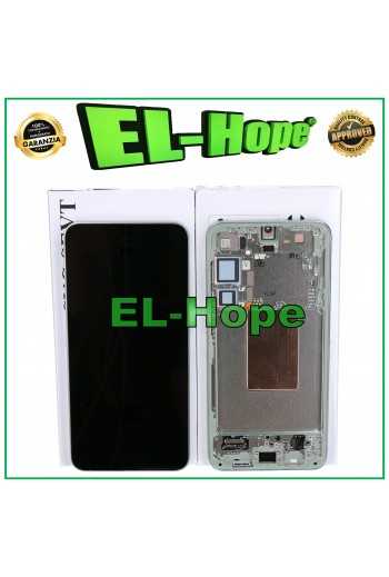 DISPLAY LCD TOUCH FRAME ORIGINALE SAMSUNG GALAXY S24 PLUS 5G SM-S926B JADE GREEN