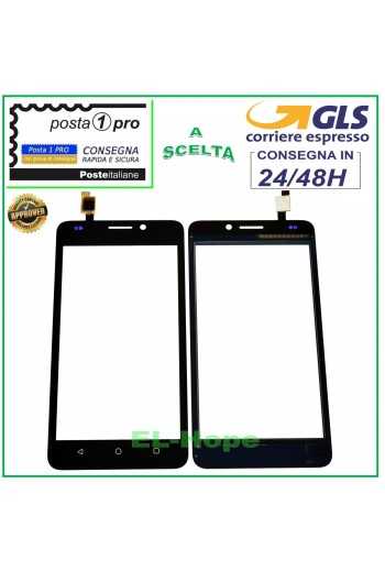 TOUCH SCREEN VETRO PER HUAWEI ASCEND Y635 Y635-L01 L21 RICAMBIO NERO BLACK