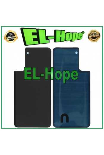 COPRI BATTERIA PER SAMSUNG GALAXY S21 PLUS SM-G996 SCOCCA CASE POSTERIORE NERO