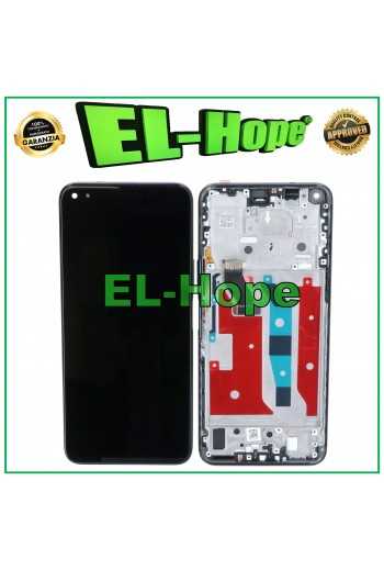 DISPLAY LCD FRAME PER HUAWEI HONOR 50 LITE NTN-LX1 L22 TOUCH SCREEN VETRO NERO