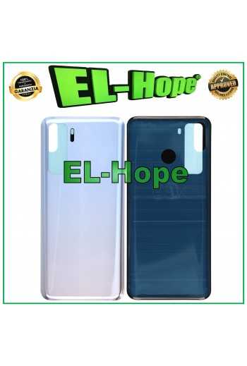 COPRI BATTERIA PER HUAWEI P40 LITE 5G CDY-NX9A VETRO SCOCCA POSTERIORE SILVER