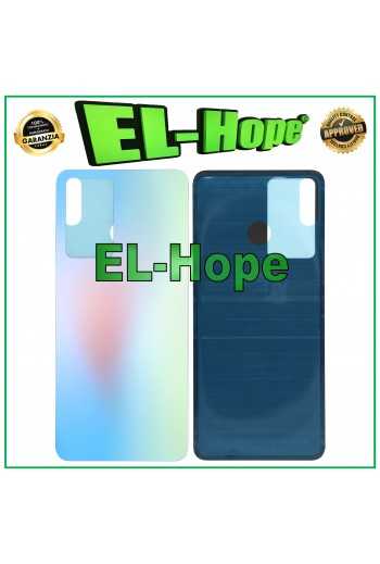 COPRI BATTERIA PER OPPO RENO 7 PRO CPH2293 SCOCCA CASE COPERCHIO POSTERIORE BLU