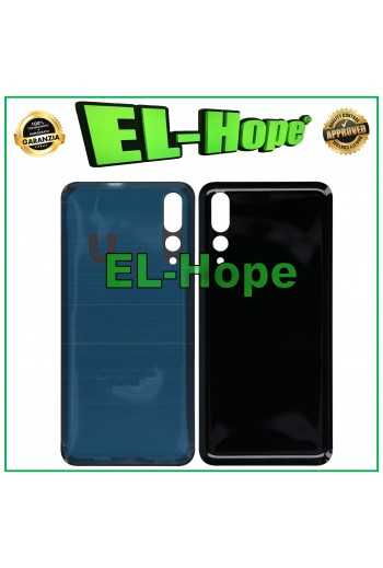 COPRI BATTERIA PER HUAWEI P20 PRO SCOCCA COPERCHIO BACK CASE POSTERIORE NERO