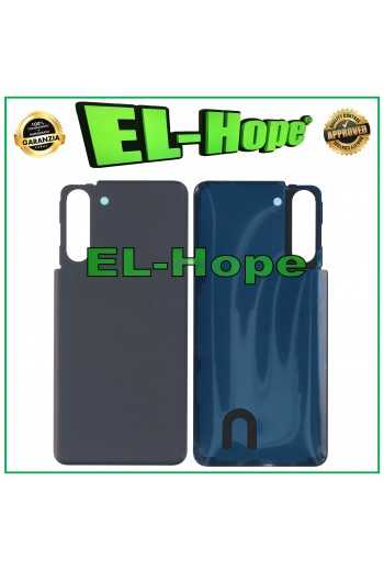 COPRI BATTERIA PER SAMSUNG GALAXY S21 SM-G991 SCOCCA CASE POSTERIORE NERO