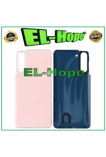 COPRI BATTERIA PER SAMSUNG GALAXY S21 SM-G991 SCOCCA BACK CASE POSTERIORE ROSA 