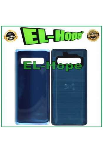 COPRI BATTERIA PER SAMSUNG GALAXY S10 SM-G973F SCOCCA CASE POSTERIORE BLU