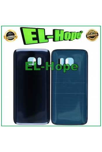 COPRI BATTERIA PER SAMSUNG GALAXY S7 SM-G930 VETRO SCOCCA CASE POSTERIORE NERO