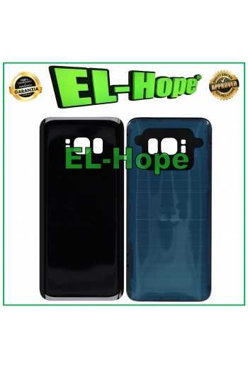 SCOCCA BATTERIA PER SAMSUNG GALAXY S8 SM-G950 VETRO COPERCHIO POSTERIORE NERO