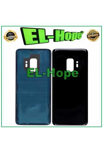 COPRI BATTERIA PER SAMSUNG GALAXY S9 SM-G960 VETRO SCOCCA CASE POSTERIORE NERO