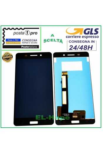 DISPLAY LCD PER NOKIA 6 N6 TA-1021 1033 TA 1021 TA 1033 TOUCH SCREEN VETRO NERO