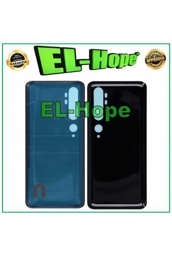 COPRI BATTERIA PER XIAOMI MI NOTE 10 PRO M1910F4S SCOCCA CASE POSTERIORE NERO