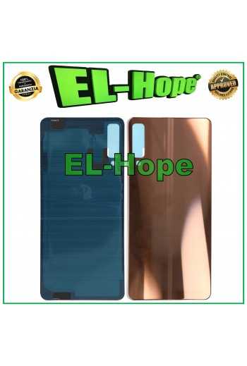 COPERCHIO BATTERIA PER SAMSUNG GALAXY A7 2018 SM-A750 BACK CASE POSTERIORE ORO