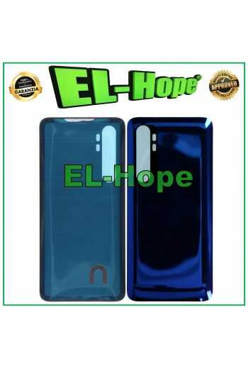 COPERCHIO BATTERIA PER XIAOMI MI NOTE 10 LITE M2002F4LG VETRO POSTERIORE BLU