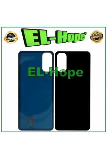 COPRI BATTERIA PER OPPO RENO 4 CPH2113 CPH2091 BACK CASE VETRO POSTERIORE NERO