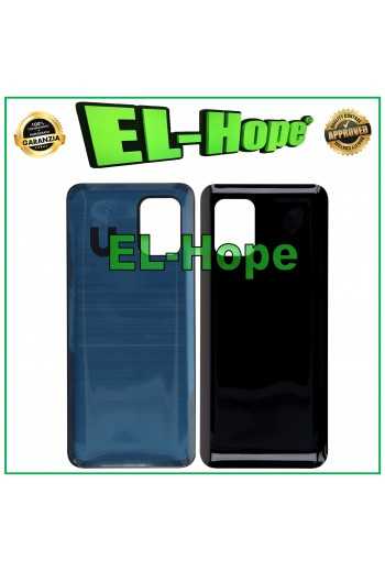 SCOCCA COPRI BATTERIA PER XIAOMI MI 10 LITE BACK CASE COPERCHIO POSTERIORE NERO