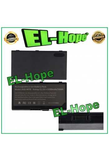 BATTERIA PER PC NOTEBOOK ASUS 70NSQ1B1100PZ 5200 mAh 11.1V NERA PARI ORIGINALE