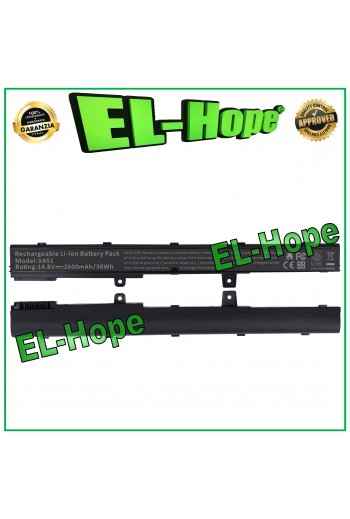 BATTERIA PER NOTEBOOK ASUS X451 A31LJ91 2600mAh 14.8V NERA PARI ORIGINALE