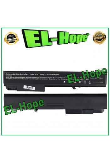 BATTERIA PER PC NOTEBOOK HP 8730 HSTNN-W42C-B 5200 mAh 11.1V NERA PARI ORIGINALE