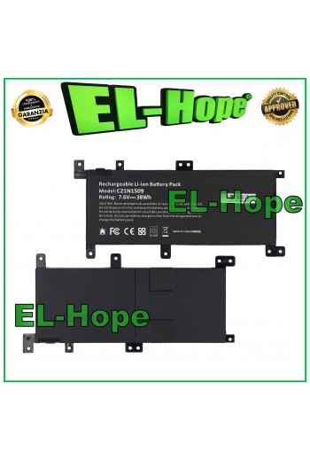 BATTERIA PER PC NOTEBOOK ASUS C21N1509 5000 mAh 7.6 V 38Wh NERA PARI ORIGINALE