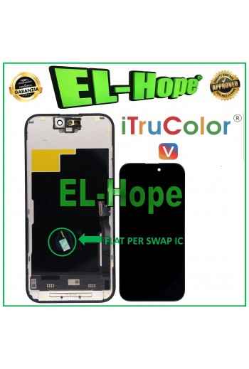 DISPLAY LCD INCELL iTruColor PER APPLE IPHONE 15 PRO TOUCH SCREEN VETRO