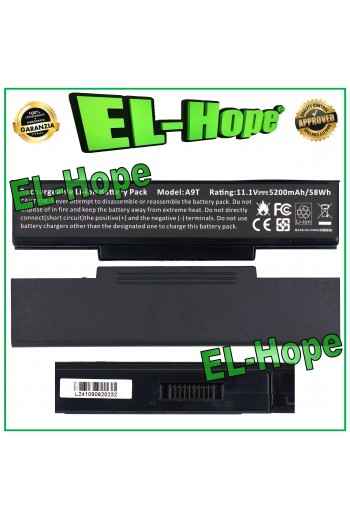 BATTERIA PER NOTEBOOK ASUS A9T A33Z A42A9 BTY 5200mAh 11.1V 58Wh PARI ORIGINALE