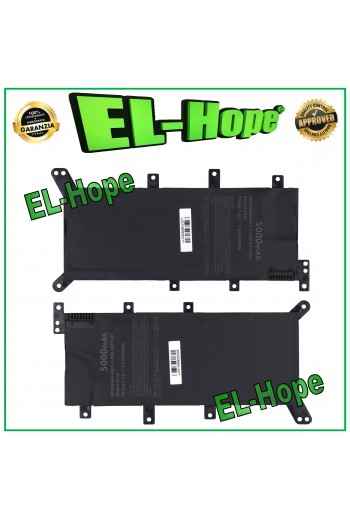 BATTERIA PER PC NOTEBOOK ASUS X555 5000 mAh 7.6V / 38Wh NERA PARI ORIGINALE
