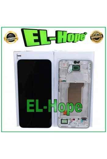 DISPLAY FRAME LCD ORIGINALE SAMSUNG GALAXY A35 5G SM-A356 TOUCH SCREEN BLU ICE