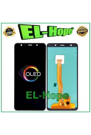 DISPLAY LCD OLED PER SAMSUNG GALAXY A7 2018 SM-A750F TOUCH SCREEN VETRO NERO