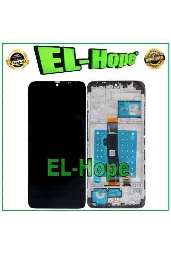 DISPLAY LCD FRAME PER MOTOROLA MOTO E7 XT2095 XT-2095 TOUCH SCREEN VETRO NERO