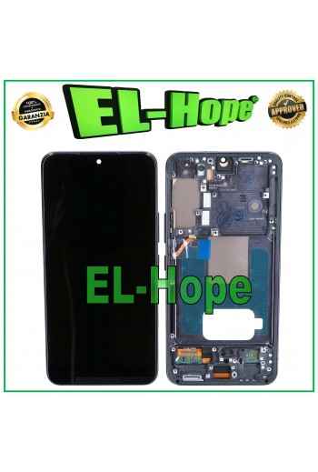 DISPLAY LCD TFT FRAME PER SAMSUNG GALAXY S22 2022 SM-S901 TOUCH SCHERMO NERO