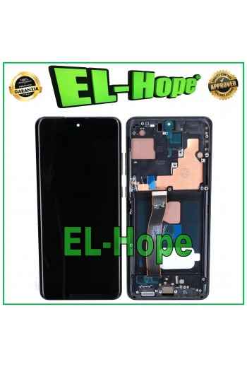 DISPLAY OLED TOUCH SCREEN + FRAME PER SAMSUNG GALAXY S20 ULTRA SM-G988 NERO