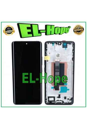 DISPLAY TOUCH OLED PER XIAOMI REDMI NOTE 13 PRO+ PLUS 23090RA98C I G FRAME NERO