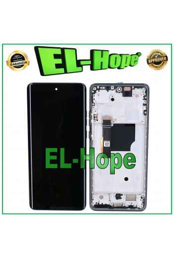 DISPLAY LCD TOUCH OLED PER MOTOROLA MOTO EDGE 40 NEO XT2307 TOUCH FRAME NERO