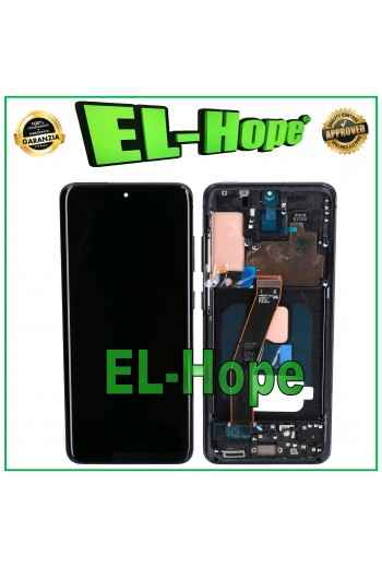DISPLAY LCD OLED + FRAME PER SAMSUNG GALAXY S20 SM-G980 G981 TOUCH VETRO NERO