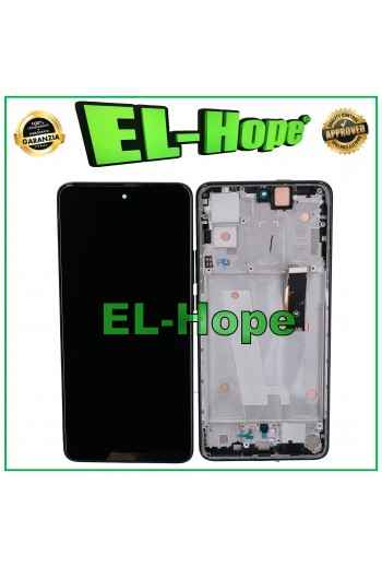 DISPLAY LCD OLED FRAME PER MOTOROLA MOTO EDGE 30 XT2203 TOUCH SCREEN VETRO NERO