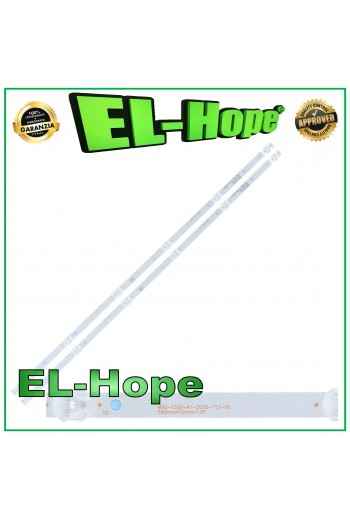 KIT 2 BARRE STRIP 6 LED PER TV 32" ZEPHIR MSG-T320-A1-3030-T13-06 L560mm 3 PIN