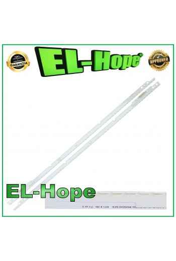 KIT 2 BARRE STRIP 60 LED PER TV 46" SAMSUNG 2012SVS46-7032NNB 10PIN LEFT / RIGHT
