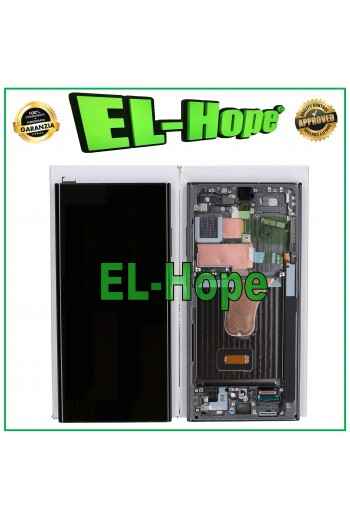 DISPLAY TOUCH LCD ORIGINALE SERVICE SAMSUNG GALAXY S23 ULTRA SM-S918 VERDE GREEN
