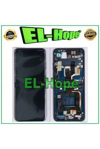 DISPLAY LCD TOUCH ORIGINALE SERVICE MOTOROLA RAZR 50 ULTRA XT2451 FRAME NERO